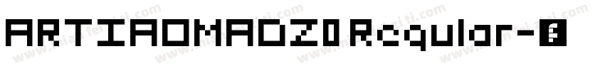 ARTIAOMADZ0 Regular字体转换